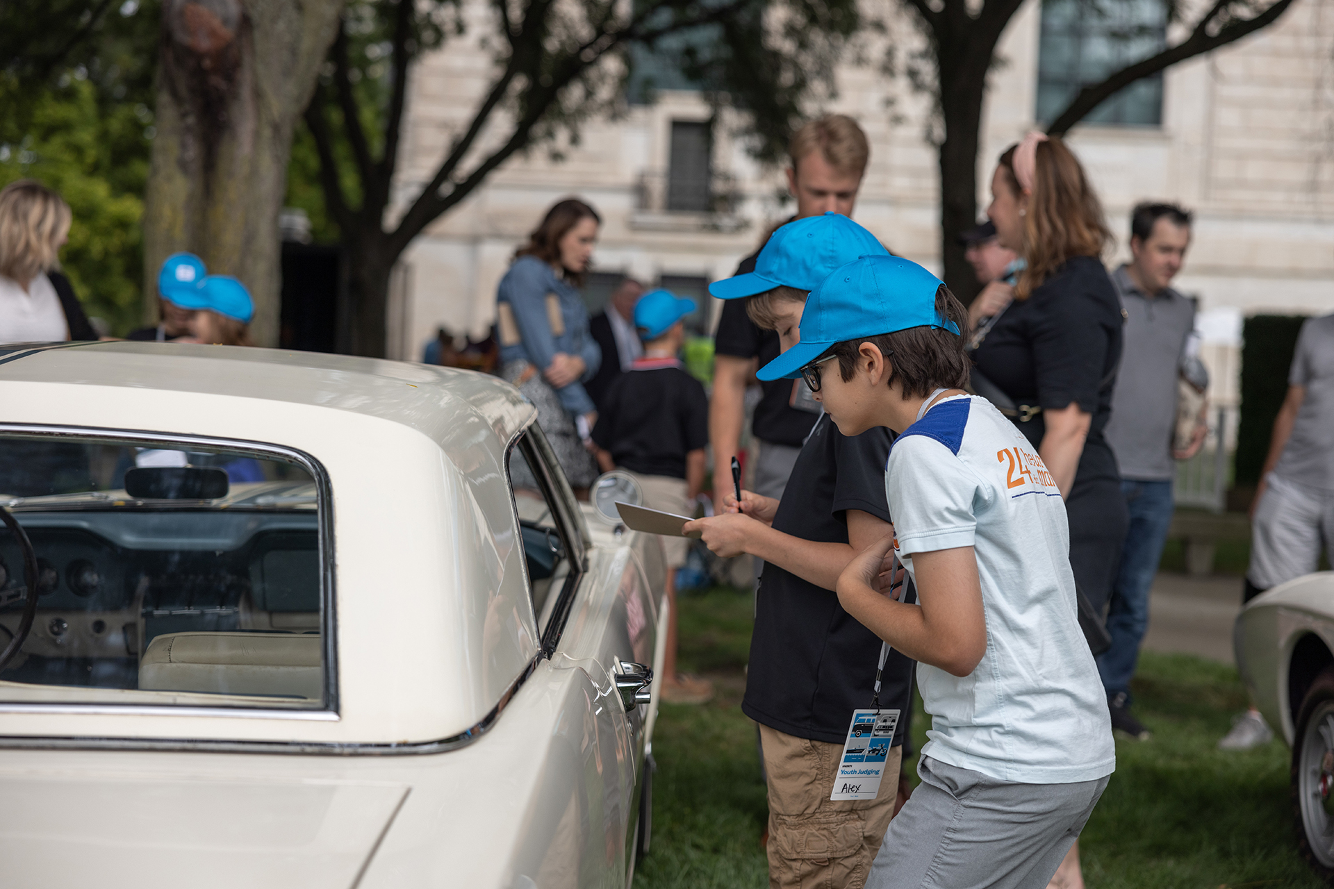 Youth Judging at the Concours d'Elegance